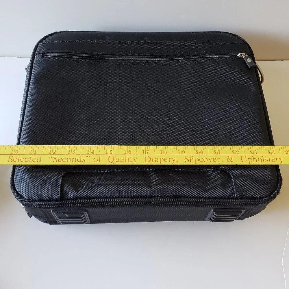 Dell Black Laptop Bag with Luggage Sleeve and Shoulder strap